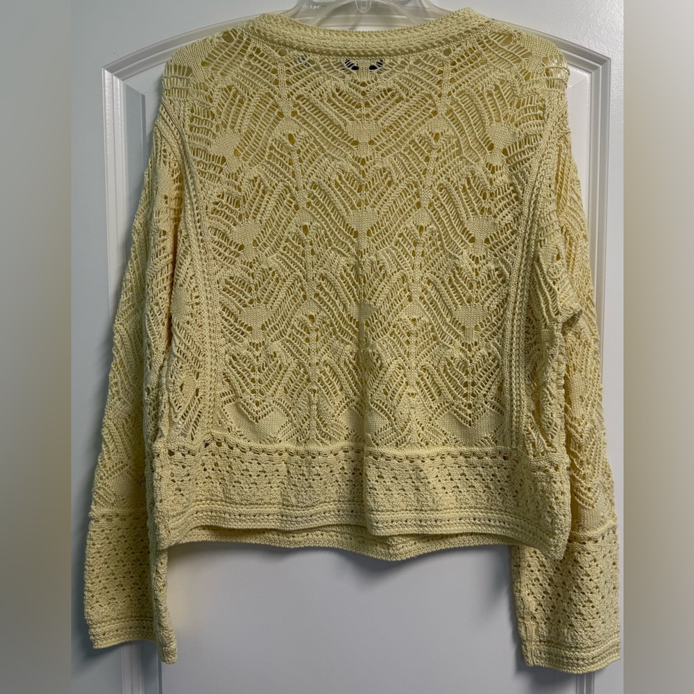 Vince Lace Patchwork Pullover Women's Sweater In … - image 4